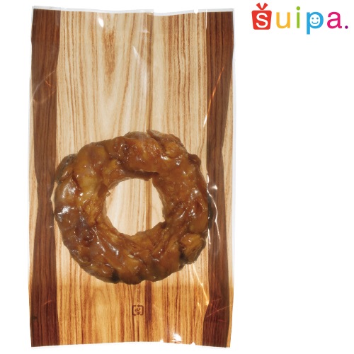 【菓子袋】バリアNY GZ袋 ウッド(ブラウン) 105×30×180(mm) 2,000枚