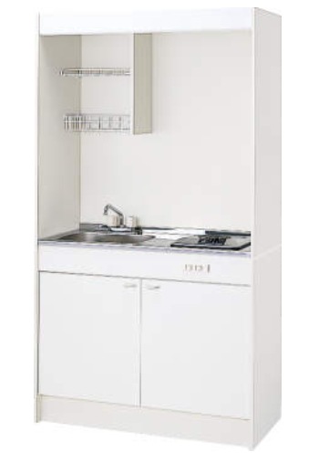 クリナップ ミニキッチン 間口105cm 電気コンロタイプ LK105H LK105KA 