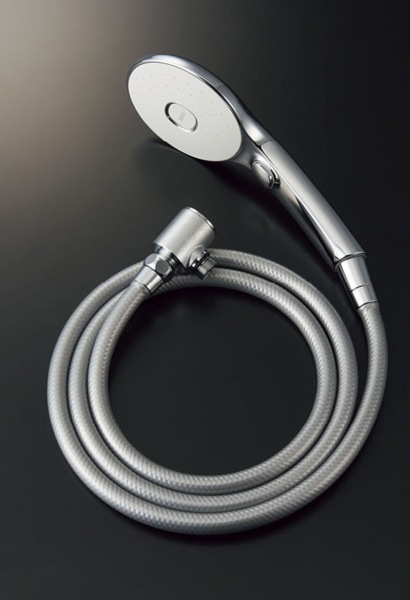 リクシル シャワーヘッド+ホース エコアクアスイッチシャワー めっき