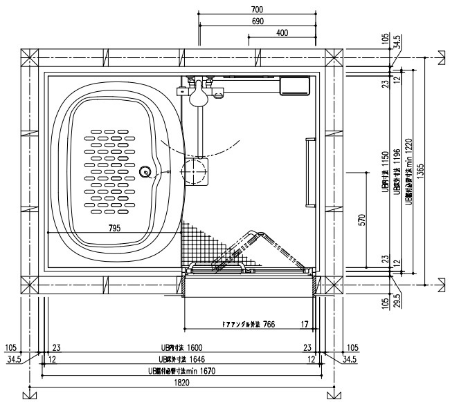 LIXIL���ꥯ���롡�����ƥ�Х��롼�ࡡ��ǥ���S1216��������BDUS-S1216LBC-A+H���ץ��No.BD13B