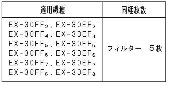 ��ɩ����������ѥե��륿����P-30XF5
