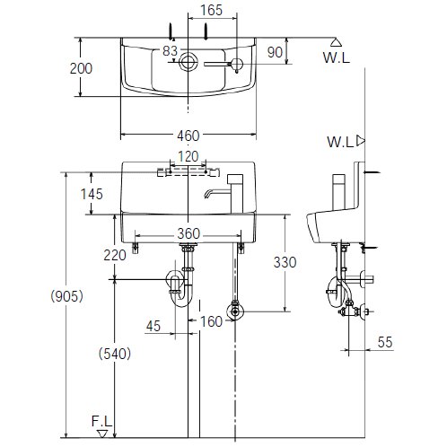 ������Τ��ȥ��졦����Ź��Ź�ޤʤɤˤ��Ŭ�ʾʥ��ڡ������ռ����LIXIL��INAX(�ꥯ���롦���ʥå���)��L-A74HC
