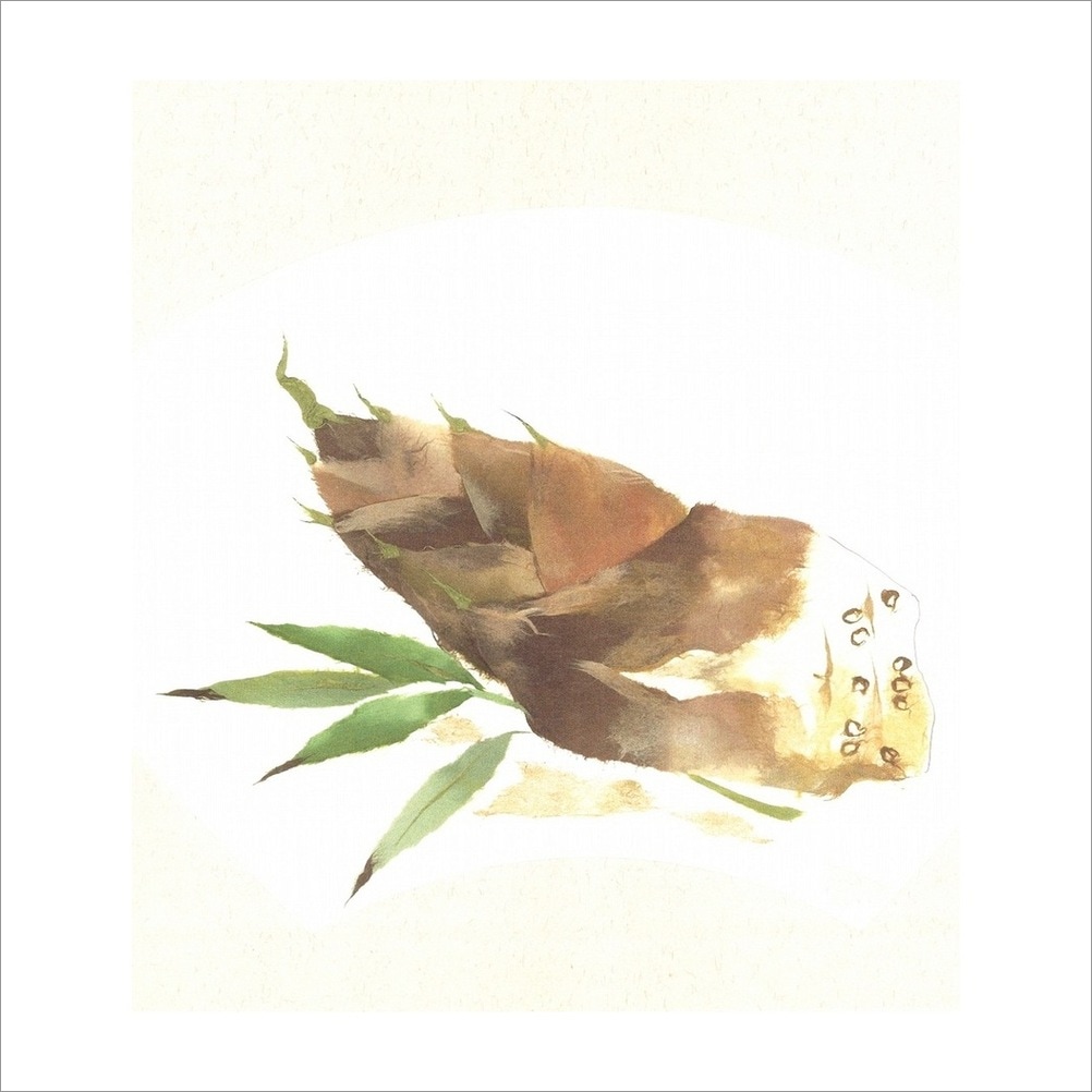 和紙のちぎり絵キット 花鳥風月-春-No.368 たけのこ② F3サイズ