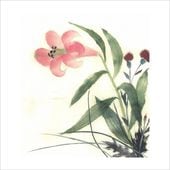 和紙ちぎり絵「Lily」 和紙ちぎり絵「Lily」 和紙のちぎり絵キット 花鳥風月－秋 No