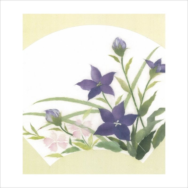 しらたま 自分で作る和紙ちぎり絵 花5枚セット しらたま 自分で