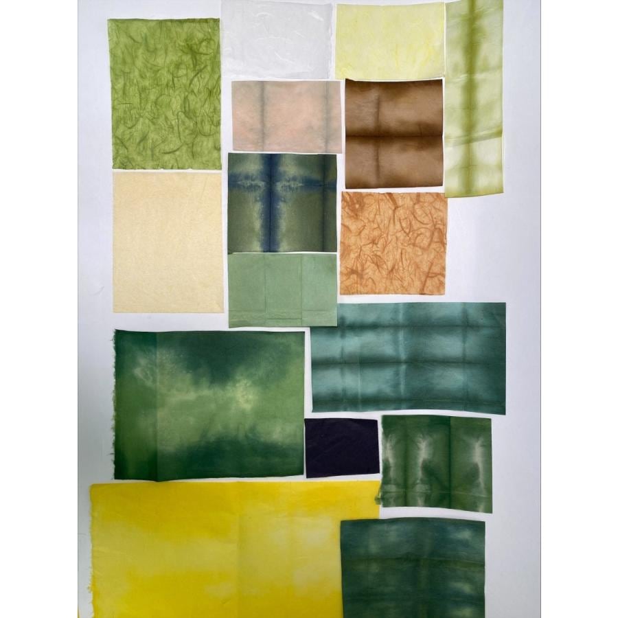 和紙のちぎり絵キット 花鳥風月 夏-No.065 水連 F3サイズ