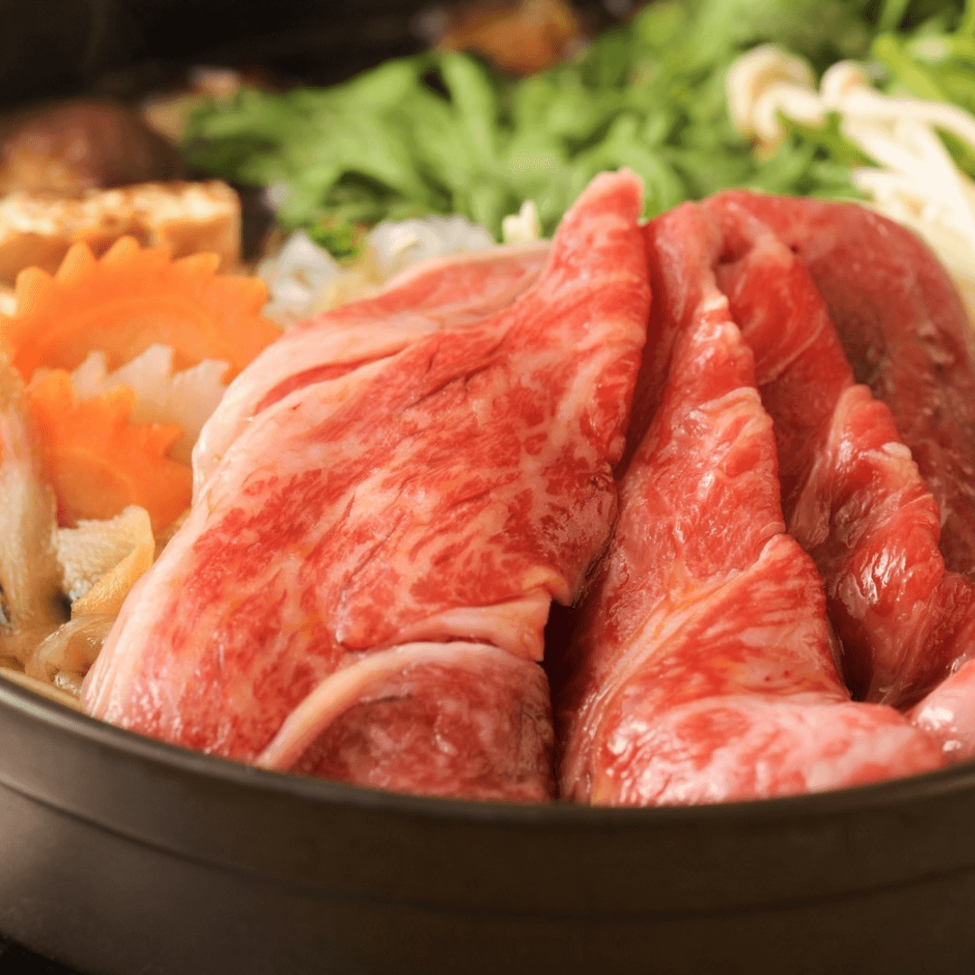 仙台黒毛和牛ロース すき焼き・しゃぶしゃぶ用 250g(かとうの秘伝のたれセット)