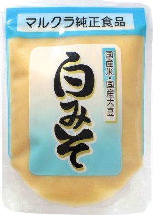 【マルクラ】国産 白みそ 250ｇ