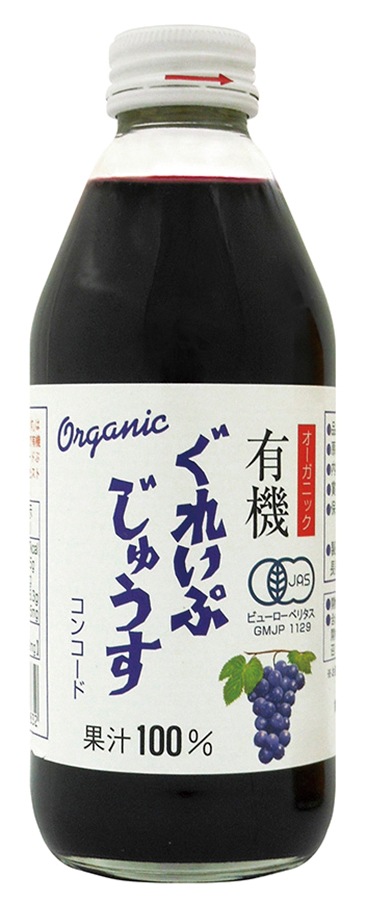 有機ぐれいぷじゅうす（コンコード）250ml