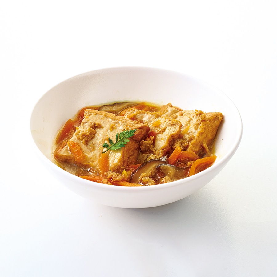 厚揚げのそぼろあんかけ