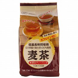 創健社 石川県産六条大麦１００％使用　麦茶 160g（10g×16袋）