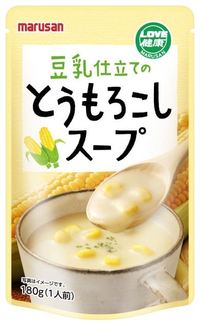 マルサン 豆乳仕立てのとうもろこしスープ 180g