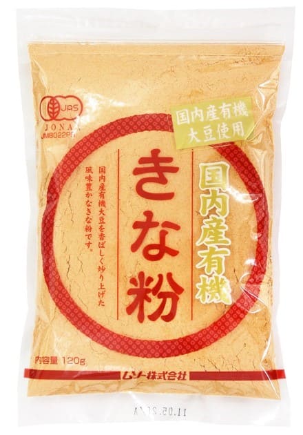 ムソー 国内産有機きな粉 120g（転換期間中）