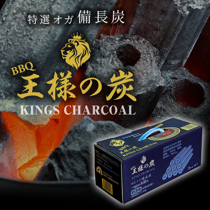 1～4人のBBQにおすすめ！】王様の炭3kg オガ炭 | 炭,オガ炭