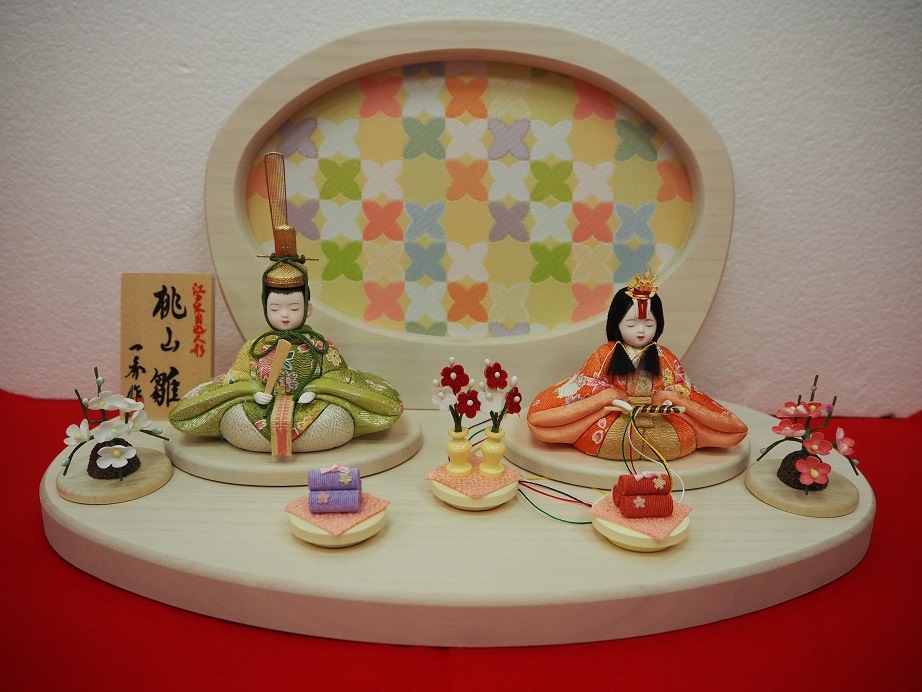 創業明治11年の人形専門店。寿月すみたやの雛人形。木村一秀作 木目込