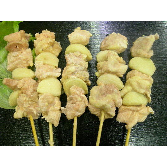 スチームももニンニク串35g（300本入り）送料込み、早物勝ち！ 楽天市場】スチーム焼き鳥にんにくモモ串 40g×50本入(2.0kg