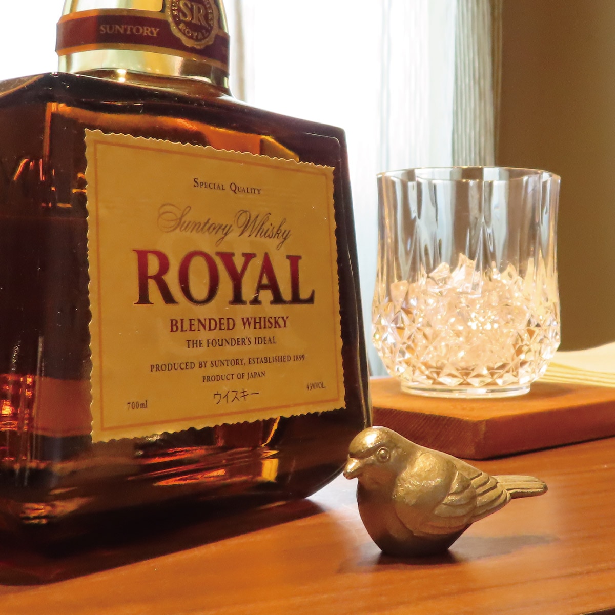 まめピコ 左向き1羽