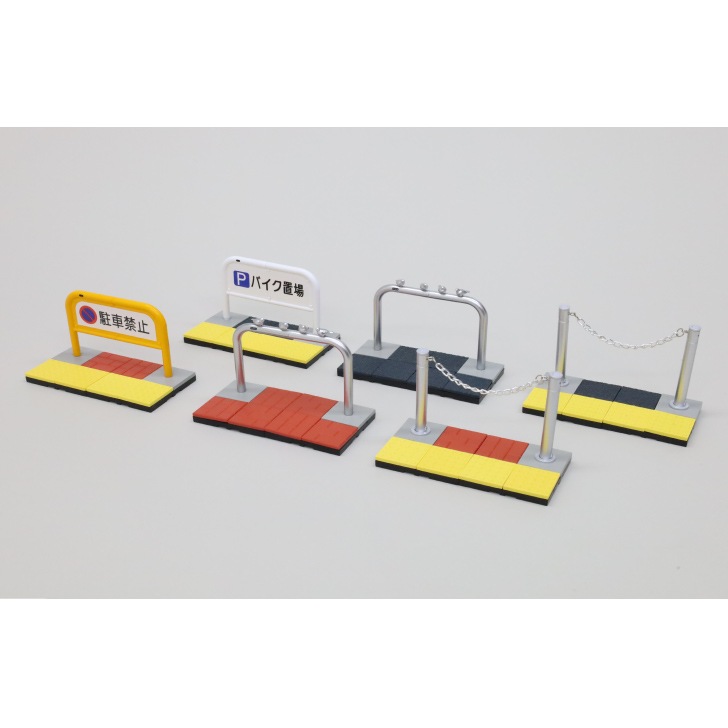 カプセルトイ 1/12車止めジオラマコレクション【全6種セット】