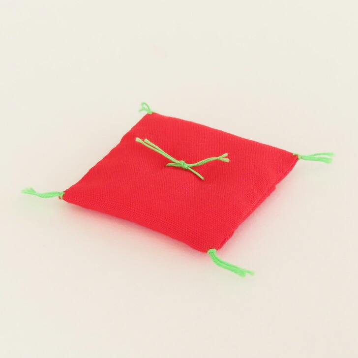 赤座布団ミニ 3.5cm角