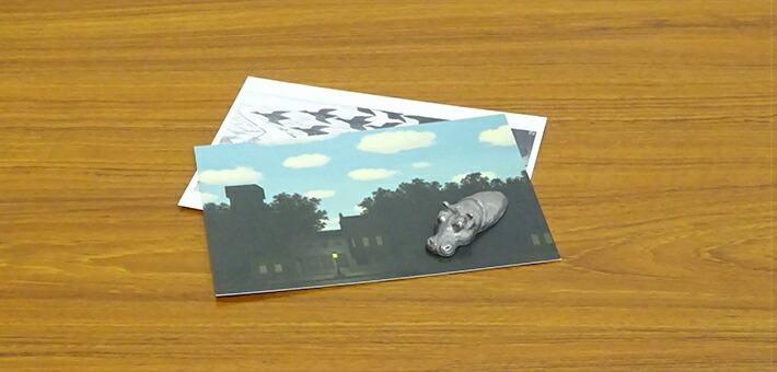 水の中のカバ(小)