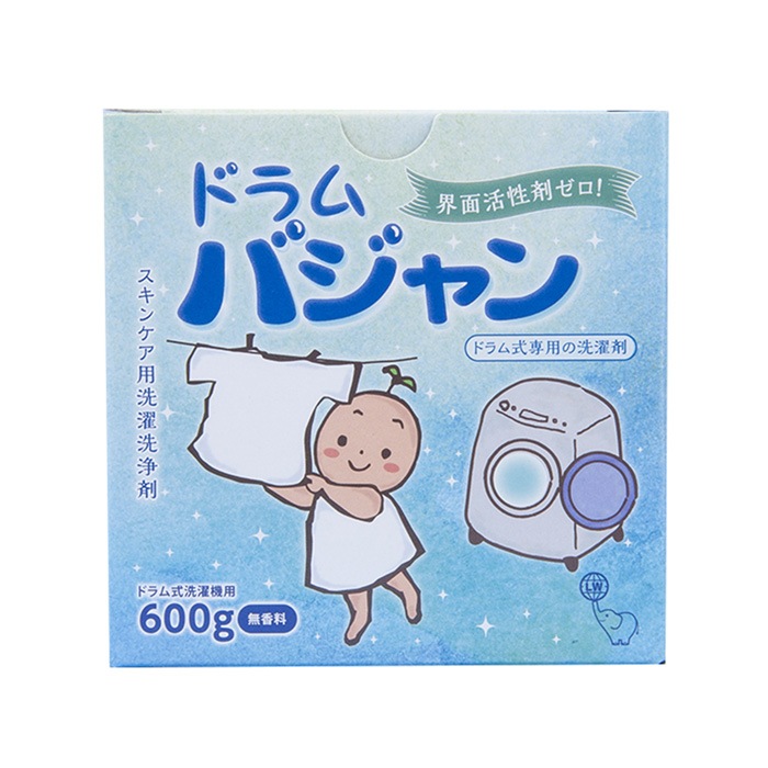界面活性剤ゼロ洗剤 ドラムバジャン 600g