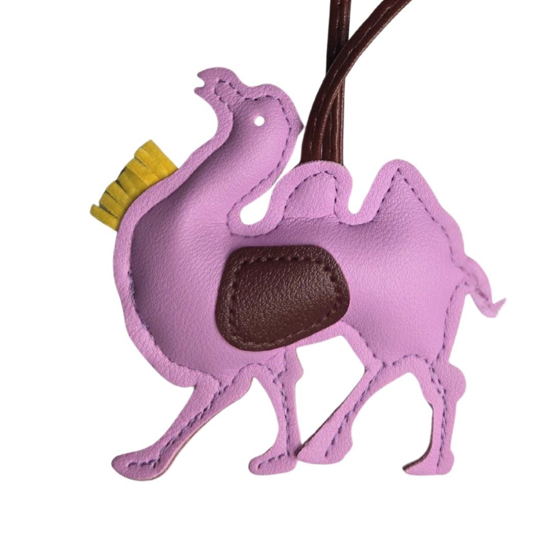 すなば珈琲　バッグチャーム　モーブピンク