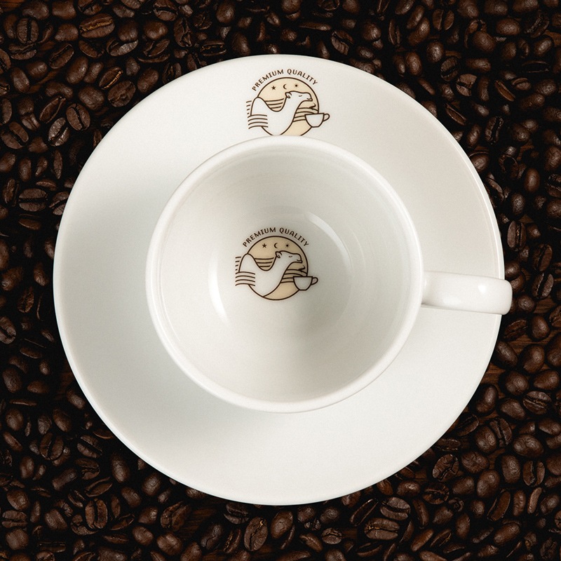 なかさま専用☆りそうのコーヒー２個セット コーヒーカップ、ソーサーセット 2点セット 朝食カップ 2色 4