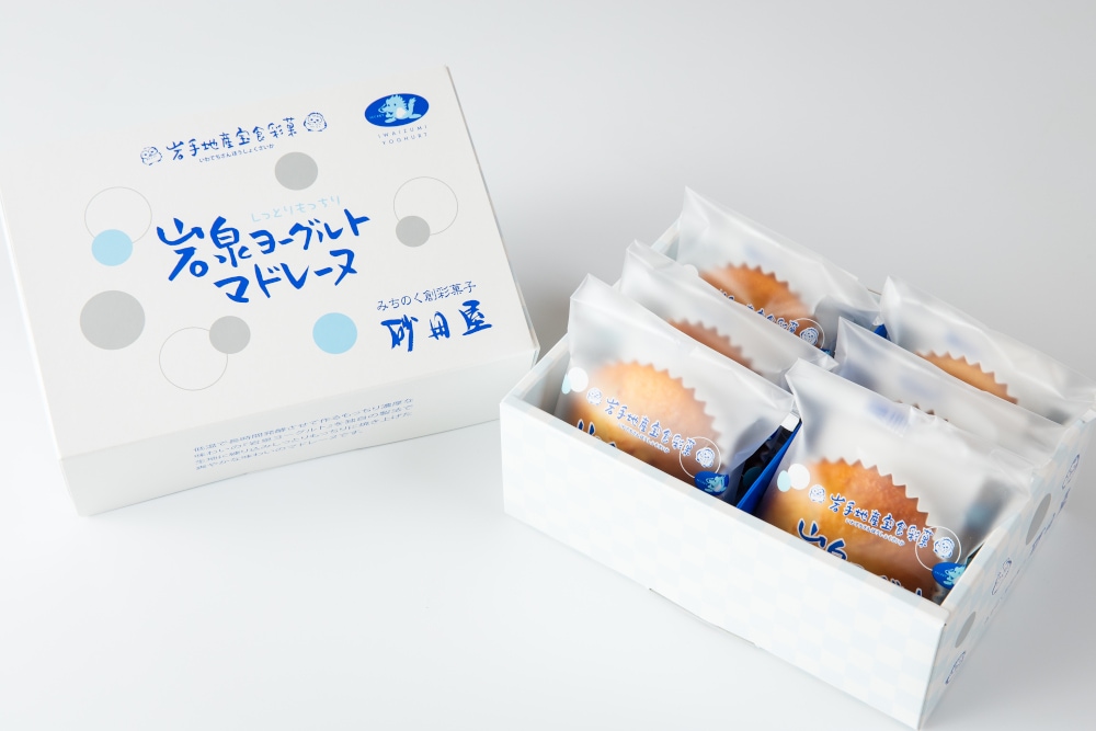 岩泉ヨーグルトマドレーヌ 6個箱入り