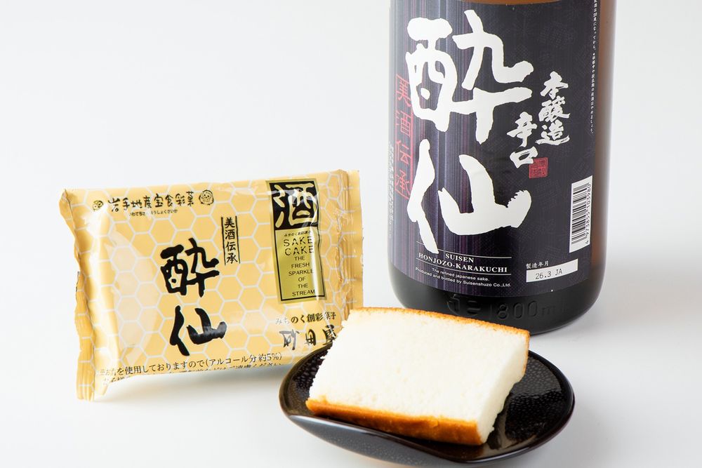 単品価格より450円もお得!!　南部杜氏の酒ケーキ9個詰合せ【ご自宅用・包装不可】