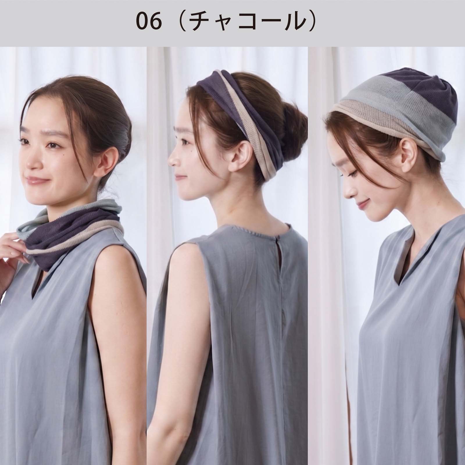 かぜまとう、ふんわりガーゼのやさしい綿麻ネックカバー