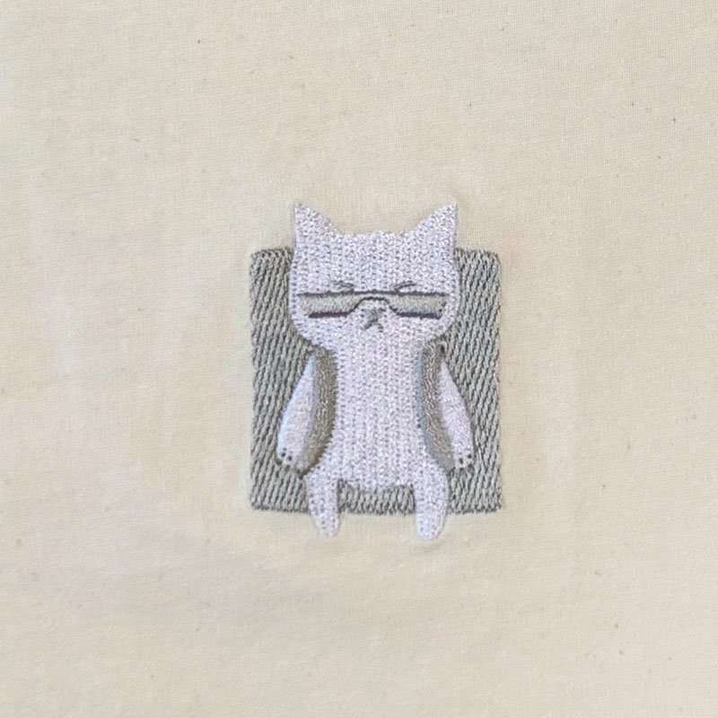 HT Embroidered Mao Oversized Tee  (マオ オーバーサイズ Tシャツ)