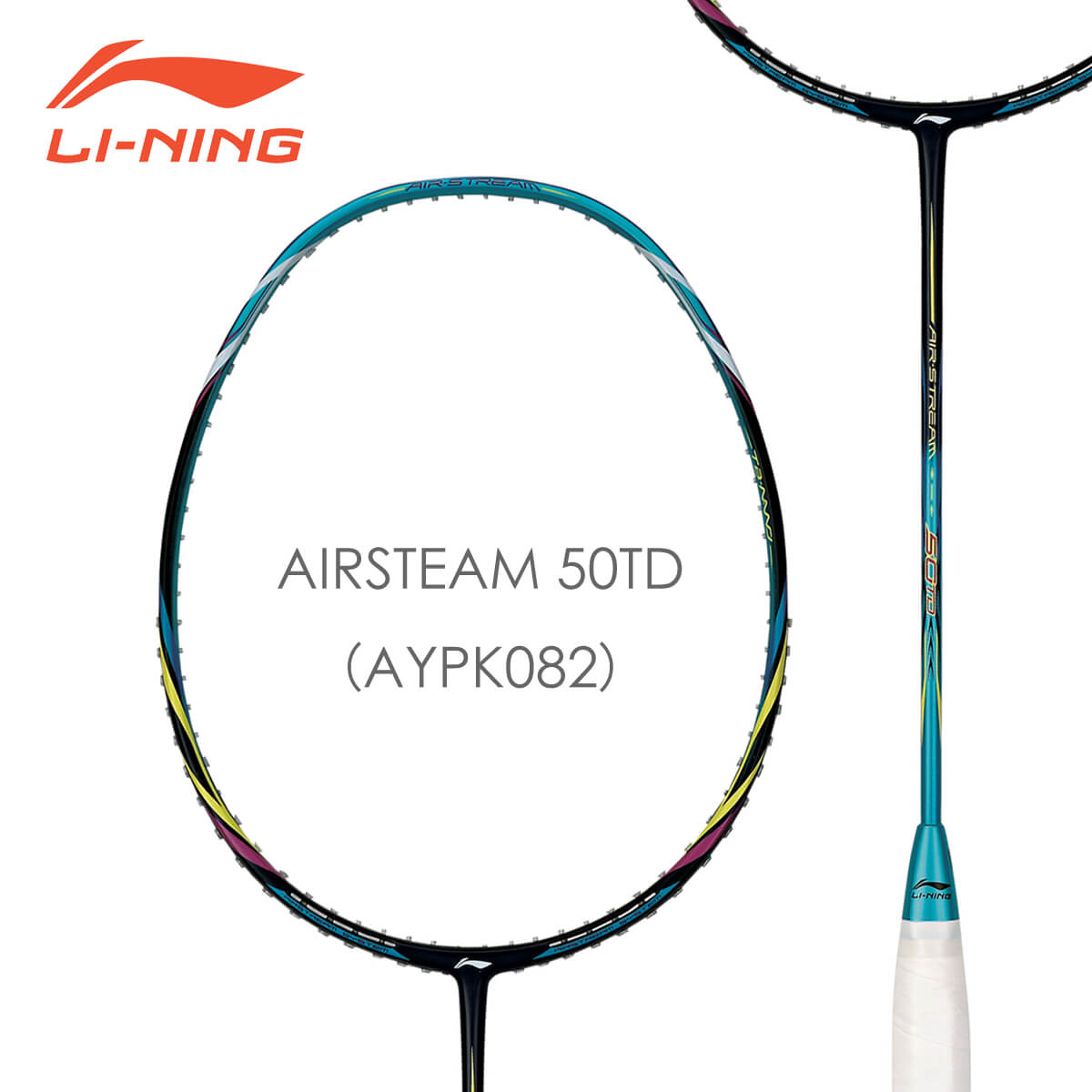 LI-NING AYPK082 AIRSTEAM 50TD(ブラック) バドミントンラケット