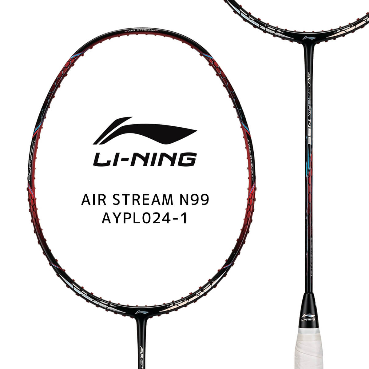 LI-NING N99 AYPL024-1 世界初-風洞設計 バドミントンラケット