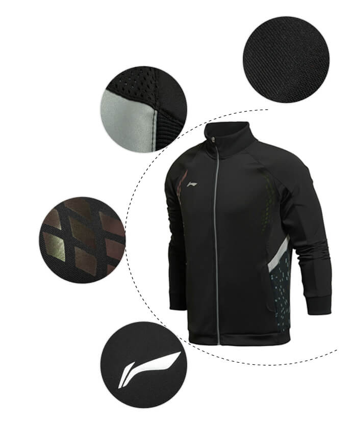 超特価】LI-NING AWDK133 ウォームアップジャケット(ユニ/メンズ
