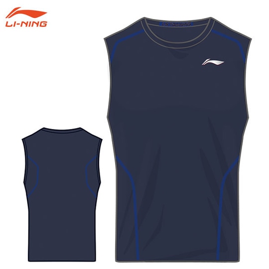 新品未使用　li-ning シングレット S リーニン LI-NING AUDJ011-1 ノースリーブ アンダーギア リーニン【メール便可