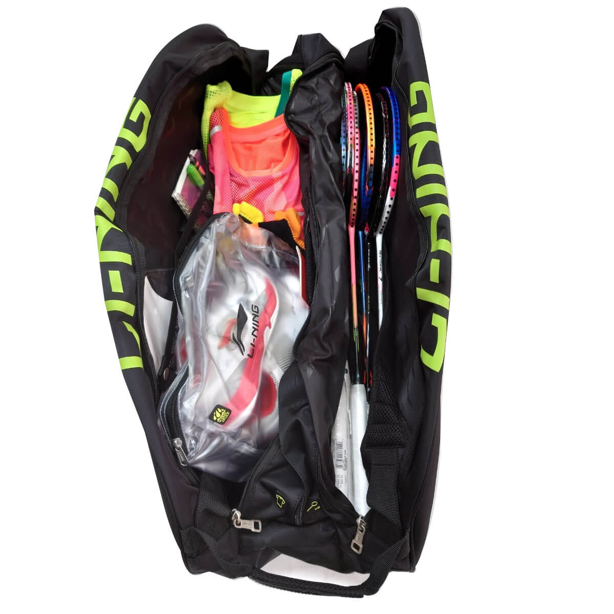 大特価】LI-NING ABJJ014 ラケットバッグ(9本入) 汚れが簡単に