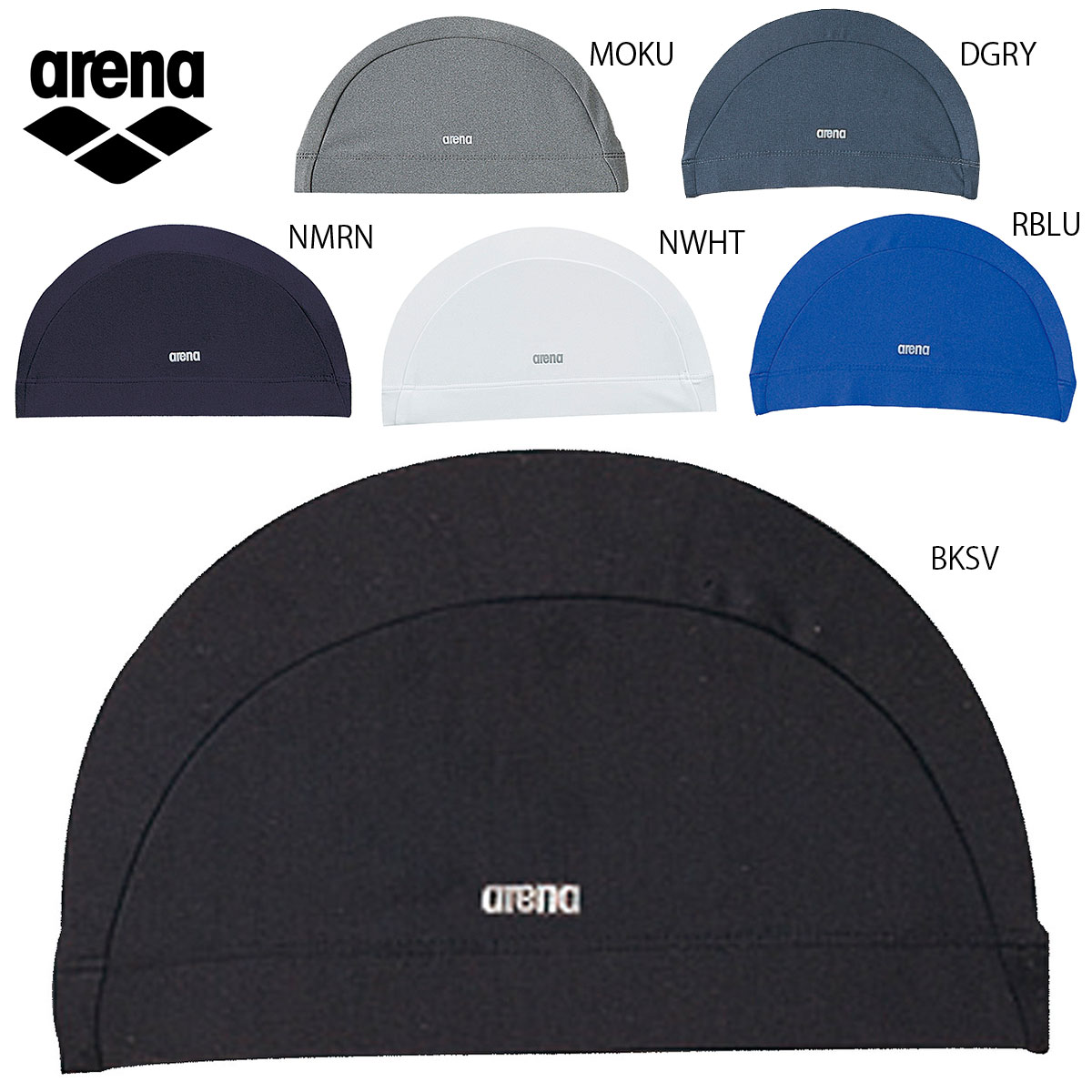 arena ARN-8609 テキスタイルキャップ スイムキャップ 水泳 アリーナ
