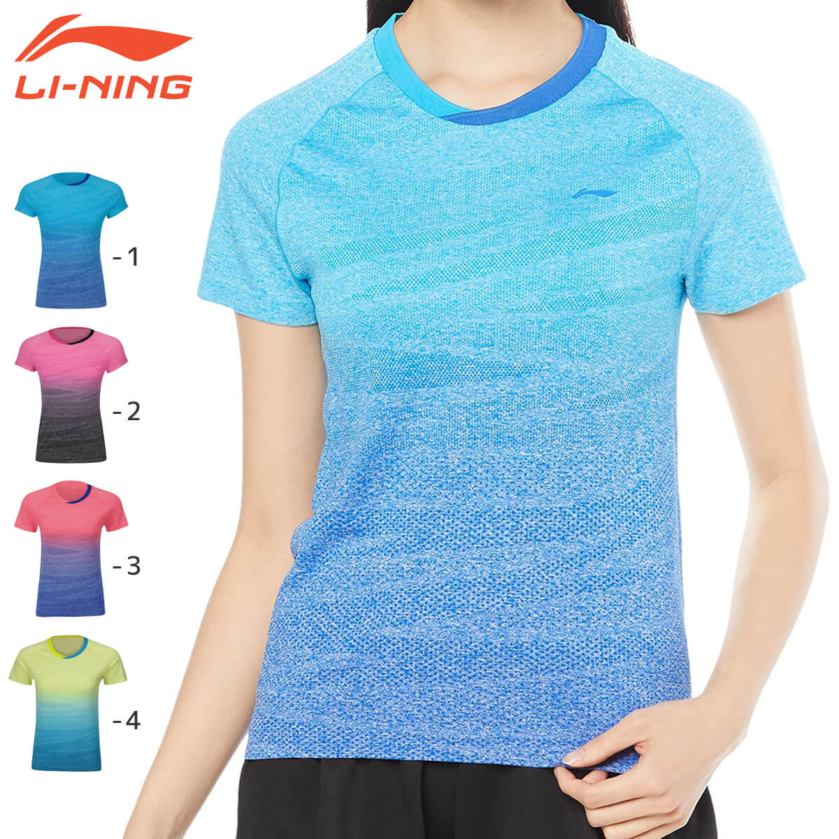 大特価ウエア】LI-NING AAYM138 ゲームシャツ バドミントンウェア