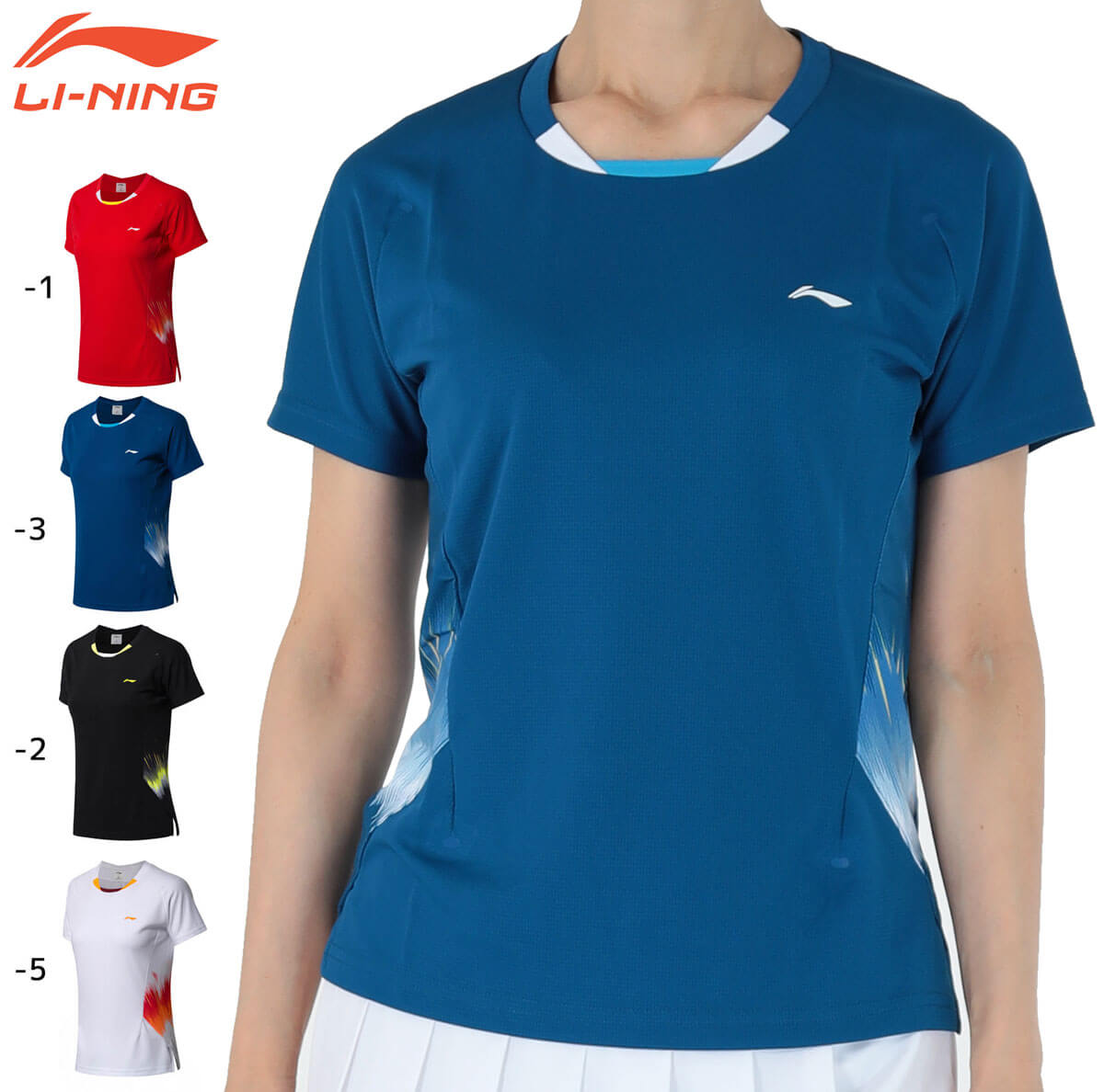 大特価】LI-NING AAYN072 ゲームシャツ(レディース) バドミントン