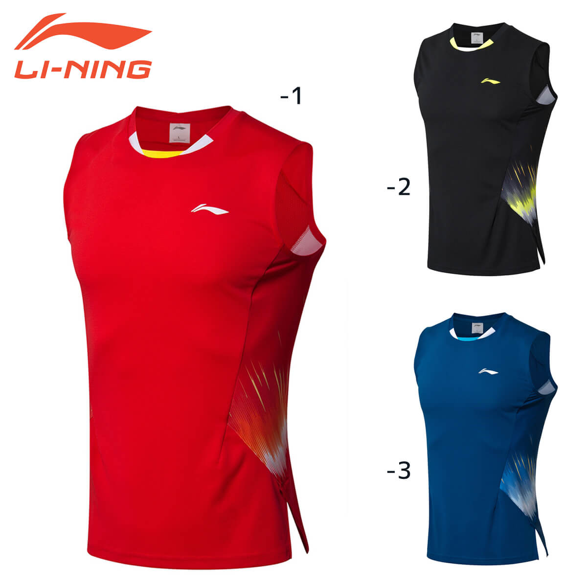 LI-NING AVSN293 ゲームシャツ(ユニ/メンズ) バドミントンウェア