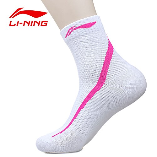 LI-NING AWSH242 ハーフソックス 3足セット バドミントン(レディース