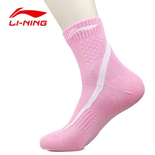 LI-NING AWSH242 ハーフソックス 3足セット バドミントン(レディース
