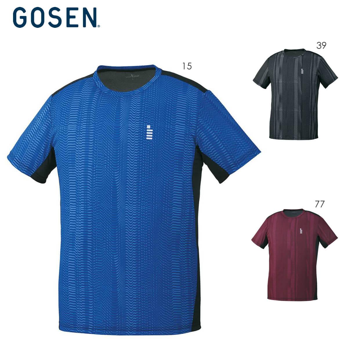 GOSEN T1914 ゲームシャツ バドミントン・テニスウェア(ユニ