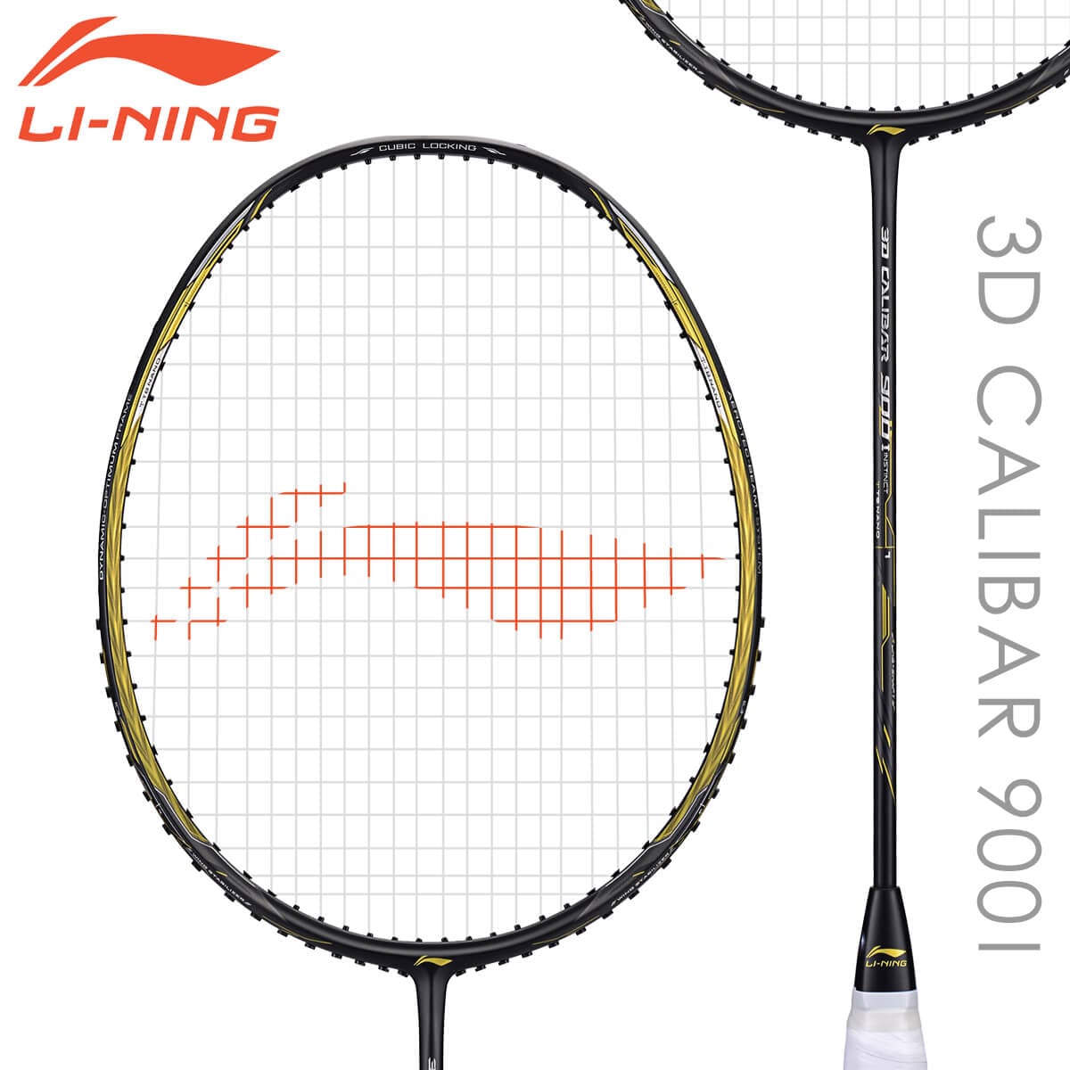 LI-NING 3D CALIBAR 900I(3D-C900I) バドミントンラケット