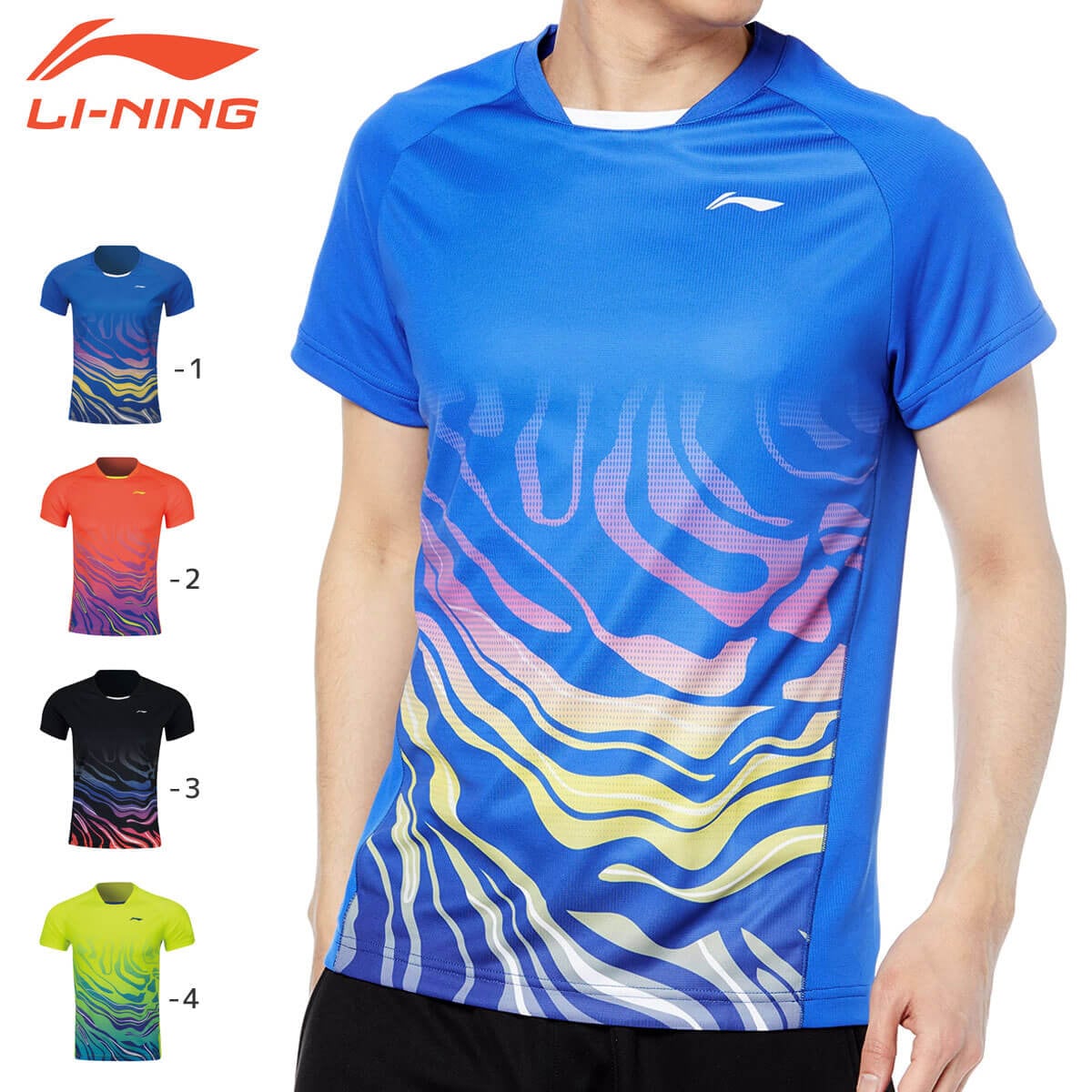 特価ウエアP】LI-NING AAYP073 ゲームシャツ(ユニ/メンズ