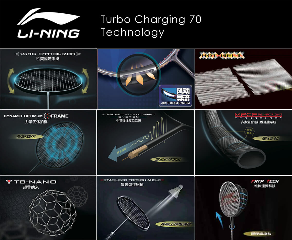 LI-NING Turbo Charging 70(TC70) AEROTEC BEAM AYPM434-1