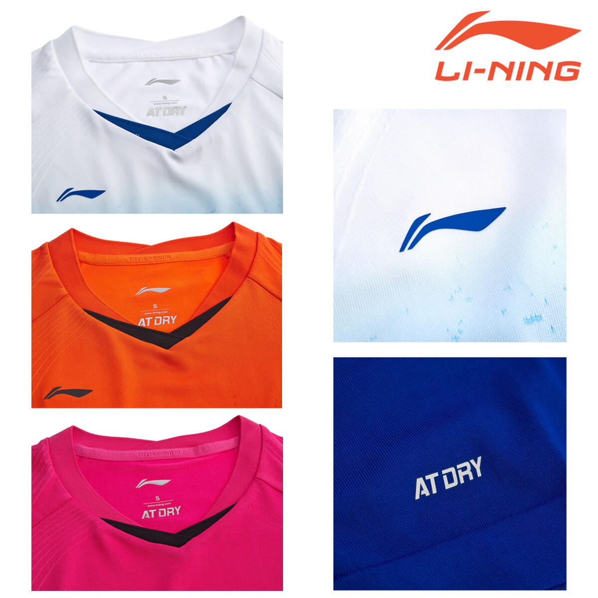 afbゲームシャツ LI-NING AAYP118 ゲームシャツ(レディース) バドミントンウェア