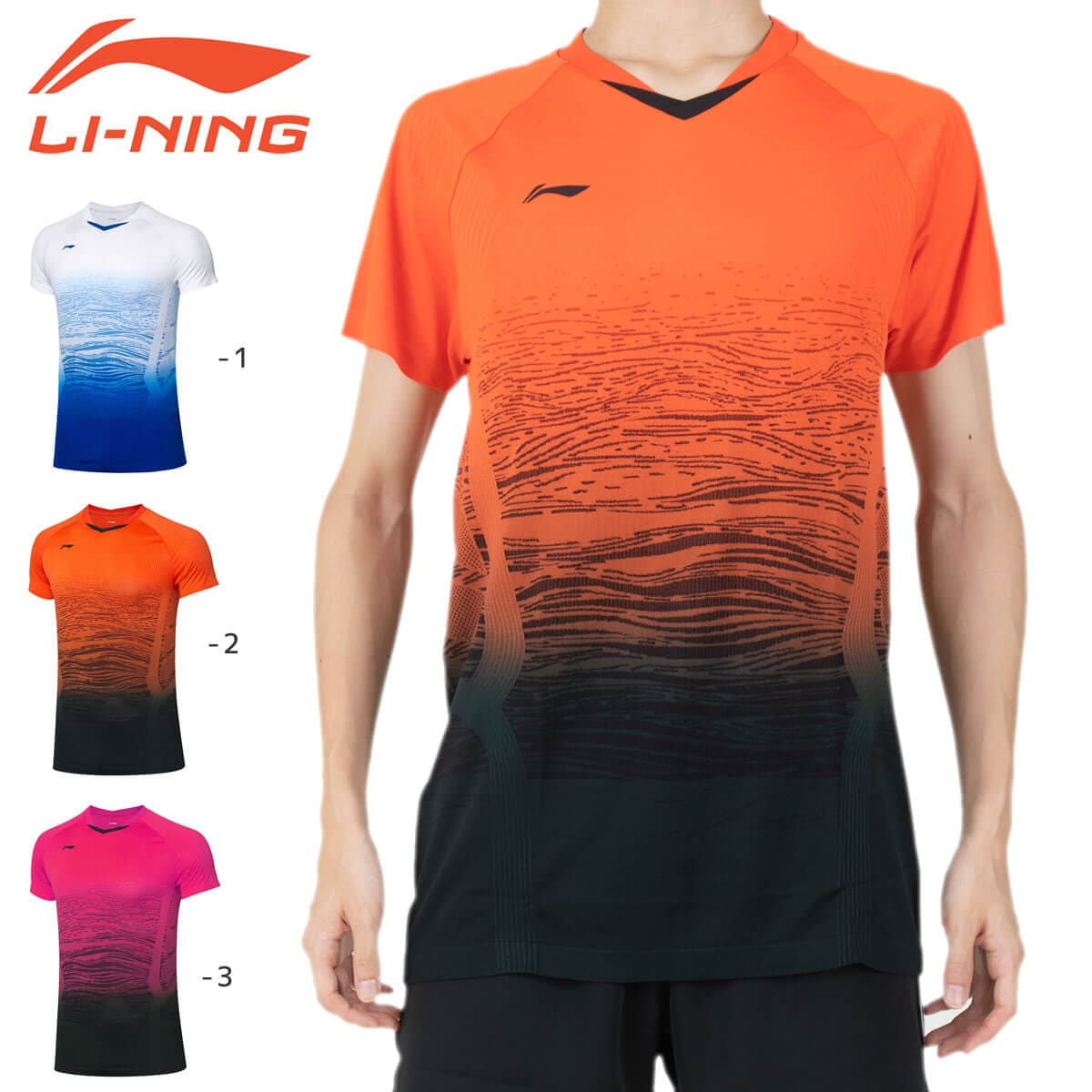 特価ウエアP】LI-NING AAYP329 ゲームシャツ(ユニ/メンズ