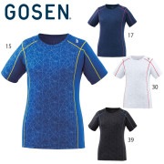 GOSEN T1813 ゲームシャツ バドミントン・テニスウェア(レディース