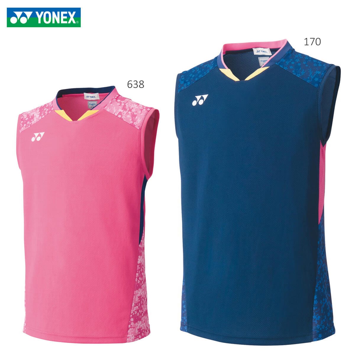 YONEX 10375 メンズゲームシャツ(ノースリーブ) ウェア(メンズ